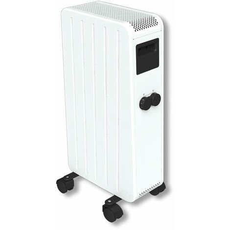 Radiateur à inertie céramique Mobile 1500W – Blanc